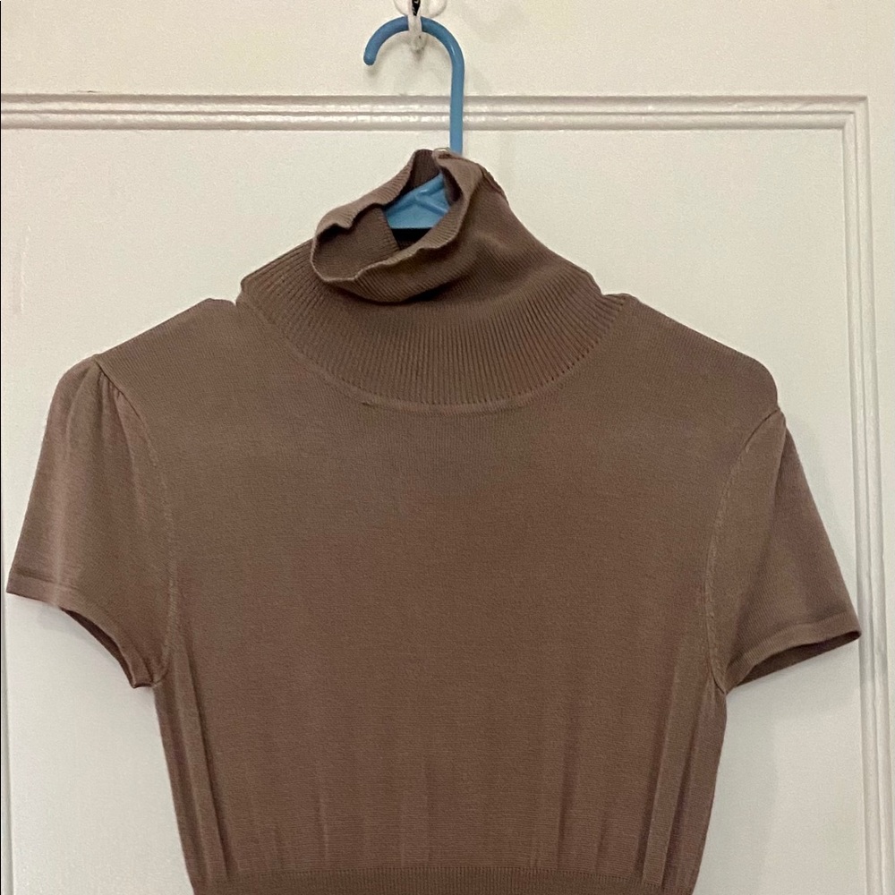 Turtle neck dress for spring/fall/winter.